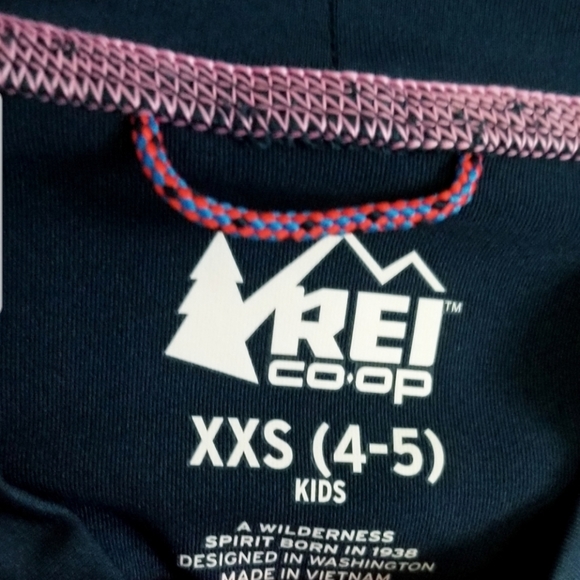 REI Sol Child Girl's Long Sleeve Swim Rashguard Top Size 4-5Y - Picture 9 of 11